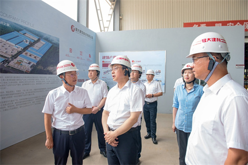 市委書記劉運(yùn)來集團(tuán)調(diào)研 集團(tuán)董事長徐鵬強(qiáng)、總裁朱九洲陪同